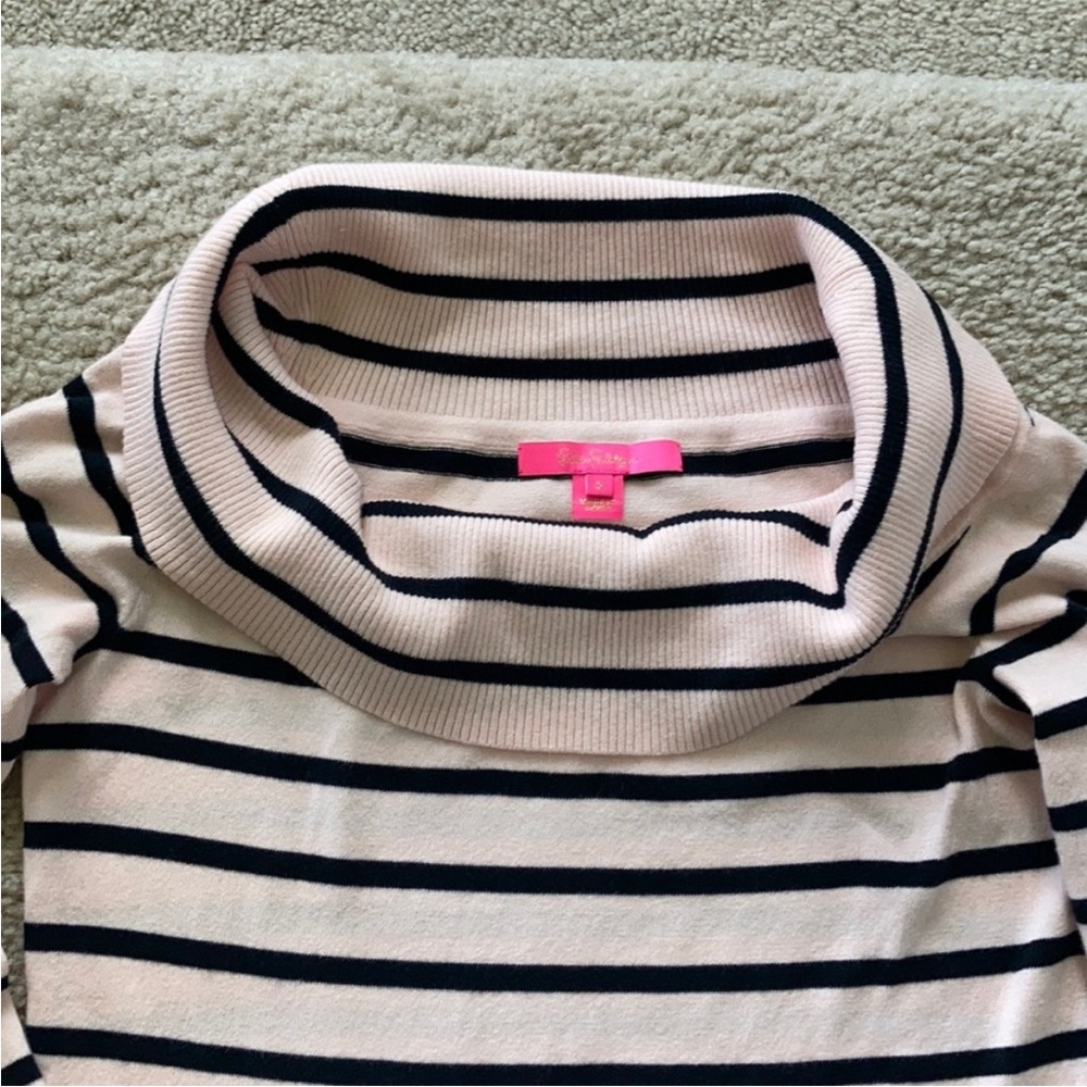 Lilly Pulitzer Clarette Off The Shoulder Sweater - Picture 4 of 6